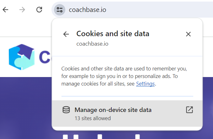 Clear Cache and Cookies 1